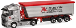 herpa 319614 MB Actros SS Stahlmulden-Sattelzug - Augustin Spedition | LKW-Modell 1:87