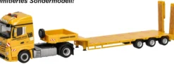 herpa 937740 MB Actros 18 Streamspace Semitieflade-Sattelzug - Leonhard Weiss | LKW-Modell 1:87