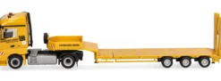 herpa 937740 MB Actros 18 Streamspace Semitieflade-Sattelzug - Leonhard Weiss | LKW-Modell 1:87