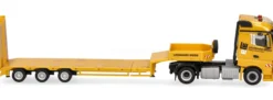 herpa 937740 MB Actros 18 Streamspace Semitieflade-Sattelzug - Leonhard Weiss | LKW-Modell 1:87