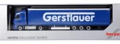 herpa 962544 MB Actros 18 Streamspace Sattelzug 15m - Gerstlauer | LKW-Modell 1:87
