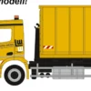 herpa 962414 MB Arocs M Wechsellader mit Mulde - Leonhard Weiss | LKW-Modell 1:87