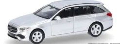 herpa 430388-004 MB C-Klasse T-Modell Hightechsilber | Modellauto 1:87