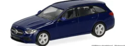 herpa 421010-003 MB C-Klasse T-Modell - saphirblau | Modellauto 1:87