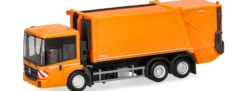 herpa 319003 MB Econic Pressmüllfahrzeug FAUN Variopress kommunalorange | LKW-Modell 1:87