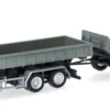 herpa 321549 MB Econic Wechsellader-Hängerzug grau/gelb | LKW-Modell 1:87