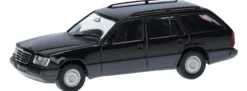 herpa 029049 MB E-Klasse T-Modell - schwarz | Modellauto 1:87