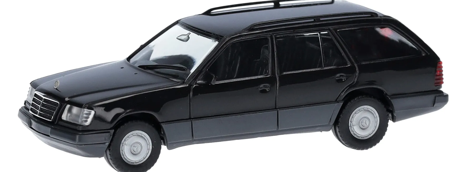 herpa 029049 MB E-Klasse T-Modell - schwarz | Modellauto 1:87