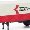 herpa 87MBS026451 Kofferauflieger 2achsig Zeitfracht LKW-Zubehör 1:87