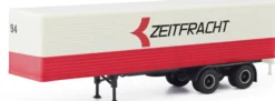 herpa 87MBS026451 Kofferauflieger 2achsig Zeitfracht LKW-Zubehör 1:87