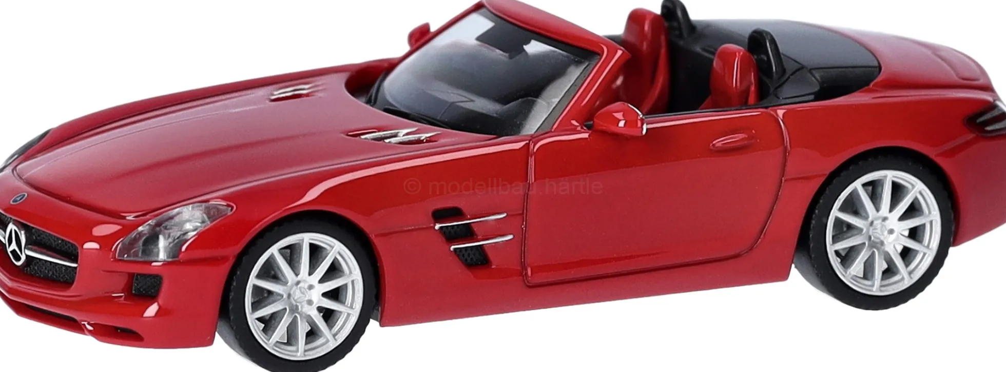 herpa 024853-002 MB SLS AMG Roadster - feueropal | Modellauto 1:87
