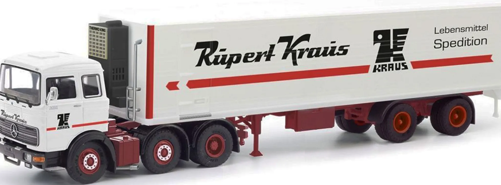 herpa 87MBS026307 Mercedes-Benz LPS2032 Kühlkoffersattelzug Rupert Kraus Spedition LKW-Modell 1:87