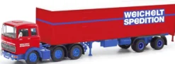 herpa 87MBS026444 Mercedes-Benz LPS2032 Koffersattelzug Weichelt Spedition LKW-Modell 1:87