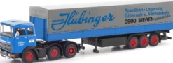 herpa 87MBS026253 Mercedes-Benz LPS2032 PritschePlaneSattelzug Hübinger Spedition LKW-Modell 1:87