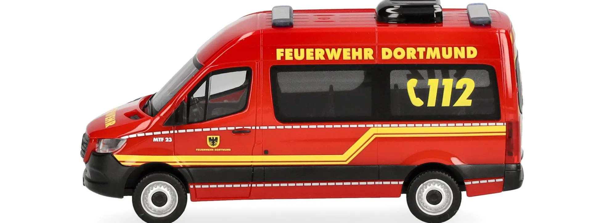 herpa 961790 MB Sprinter 18 Bus HD - Feuerwehr Dortmund | Blaulichtmodell 1:87