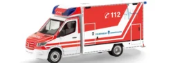 herpa 099462 MB Sprinter Fahrtec Rettungswagen FW Bremerhaven | Blaulichtmodell 1:87