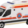 herpa 099172 MB Sprinter Halbbus Hochdach MTF Zivilschutz | Blaulichtmodell 1:87