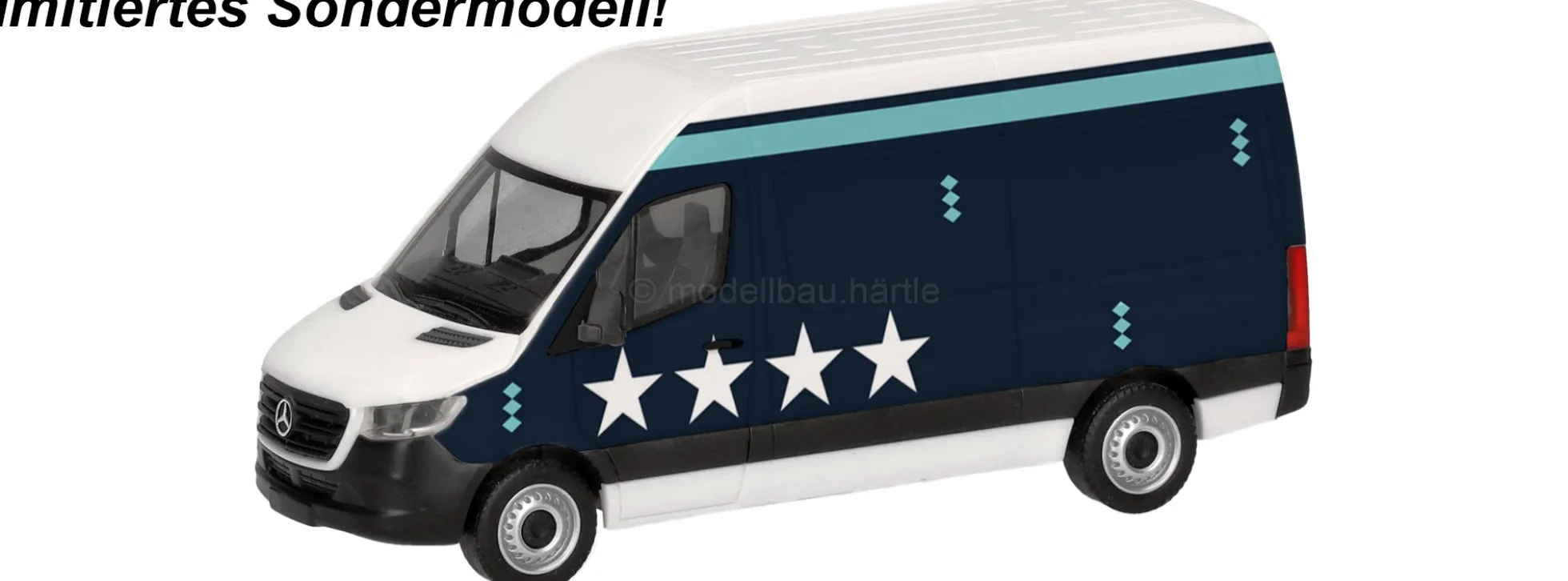 herpa 963015 MB Sprinter 18 Kasten HD - WM 2026 Auswärts | Modellauto 1:87