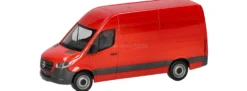 herpa 093811-002 MB Sprinter 18 Kasten Hochdach - rot | Modellauto 1:87