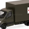 herpa 700979 MB Sprinter 18 mit Kofferaufbau Schweizer Armee/Rotes Kreuz | Militär