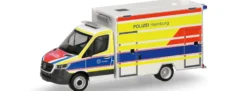 herpa 099332 MB Sprinter RTW Polizei Hamburg | Blaulichtmodell 1:87