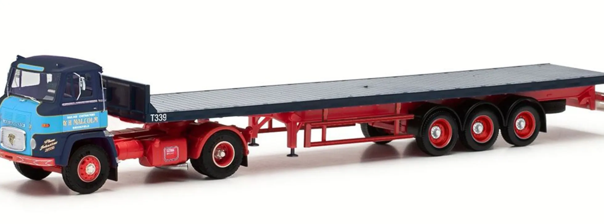 herpa 87MBS026499 Scania Vabis LB76 Pritschensattelzug Malcolm LKW-Modell 1:87