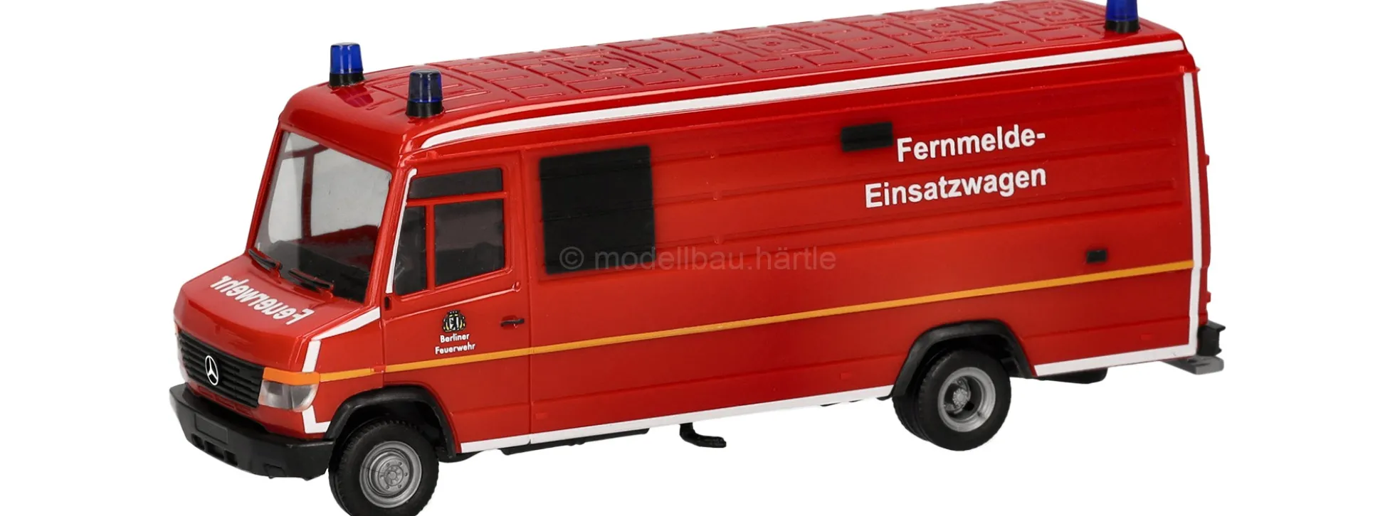 herpa 099073 MB Vario Kasten - Fernmelde-Einsatzwagen | Blaulichtmodell 1:87