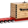 herpa 319201 Mercedes-Benz Actros SLT Schwerlastsattelzug mit Kiste Mammoet LKW-Modell 1:87