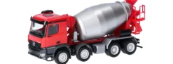 herpa 319133 Mercedes-Benz Arocs M Betonmischer-LKW 4achsig rot LKW-Modell 1:87