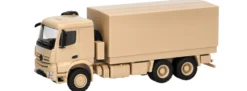 herpa 747202 Mercedes-Benz Arocs 6x6 Pritsche/Plane sandbeige | Militär-Modell 1:87
