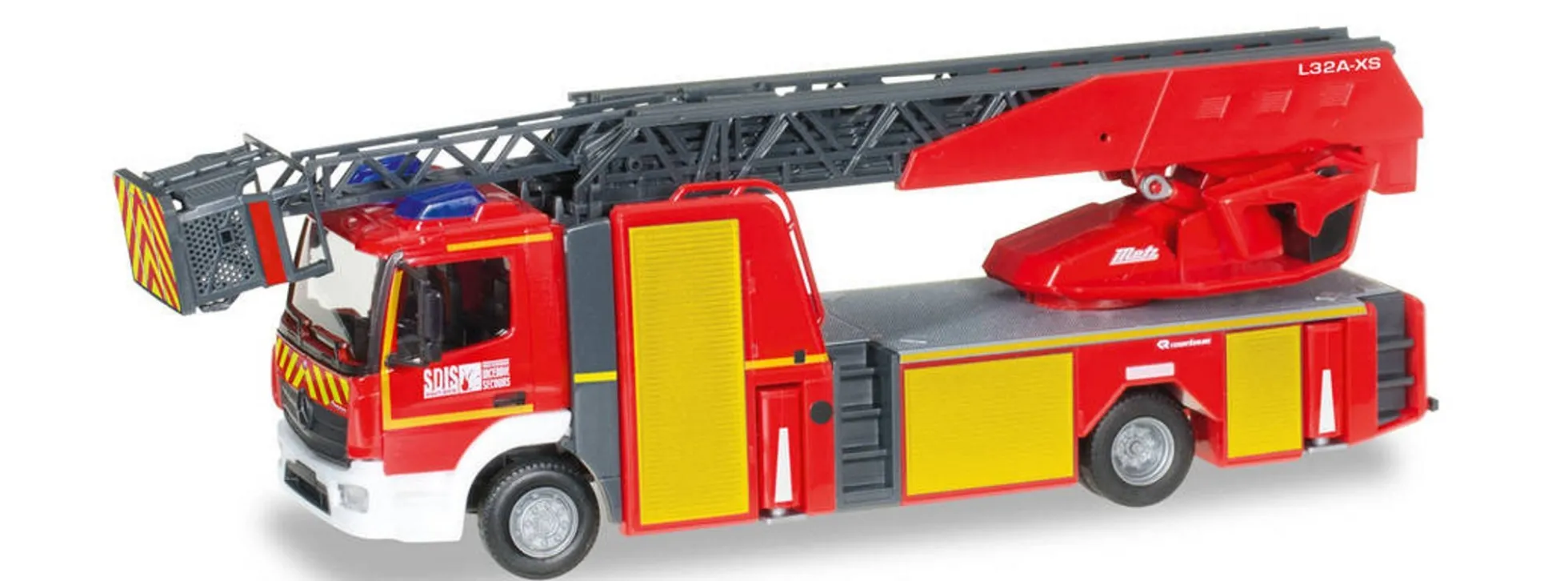 herpa 095679 Mercedes-Benz Atego 2013 Drehleiter Feuerwehr Blaulichtmodell 1:87