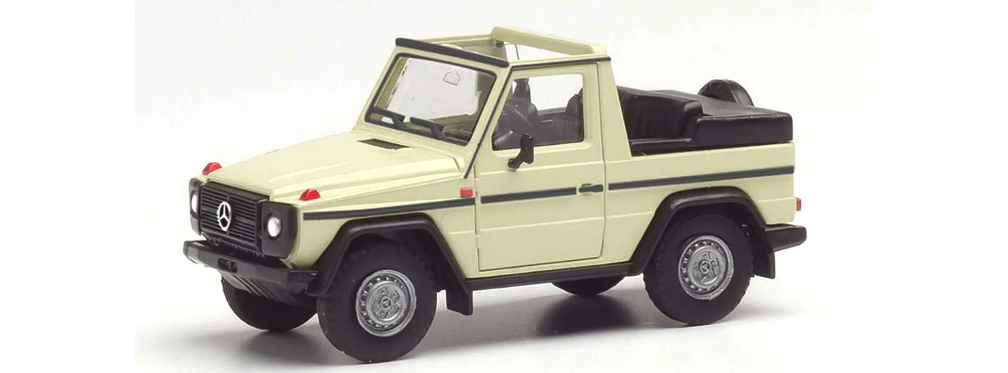 herpa 420860 Mercedes-Benz G-Klasse Cabrio sandbeige Automodell 1:87