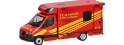 herpa 098755 Mercedes-Benz Sprinter RTW 2018 Fahrtec Feuerwehr Blaulichtmodell 1:87