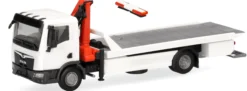 herpa 014052 MiniKit MAN TGM Plateau-Abschlepp-LKW mit Kran | LKW-Modell Bausatz 1:87