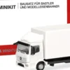 herpa 014397 MiniKit MB Atego 13 Koffer mit Ladebordwand - weiß | LKW-Modell Bausatz 1:87