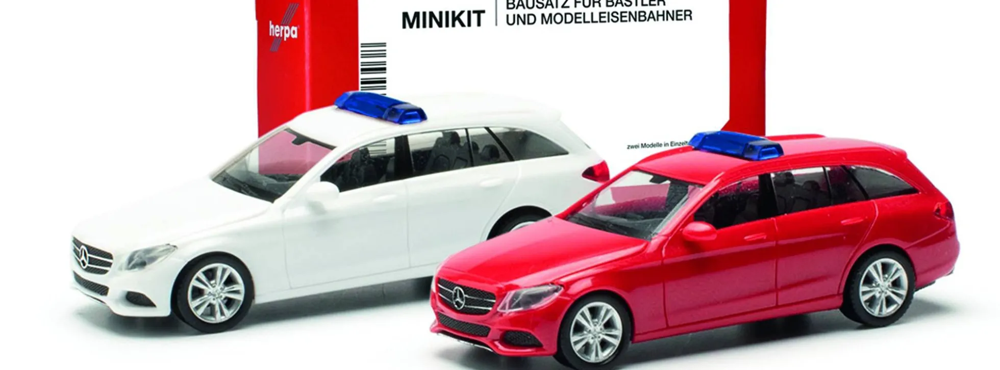 herpa 013284-003 MiniKit Mercedes-Benz C-Klasse T-Modell S205 2er Set Bausatz 1:87