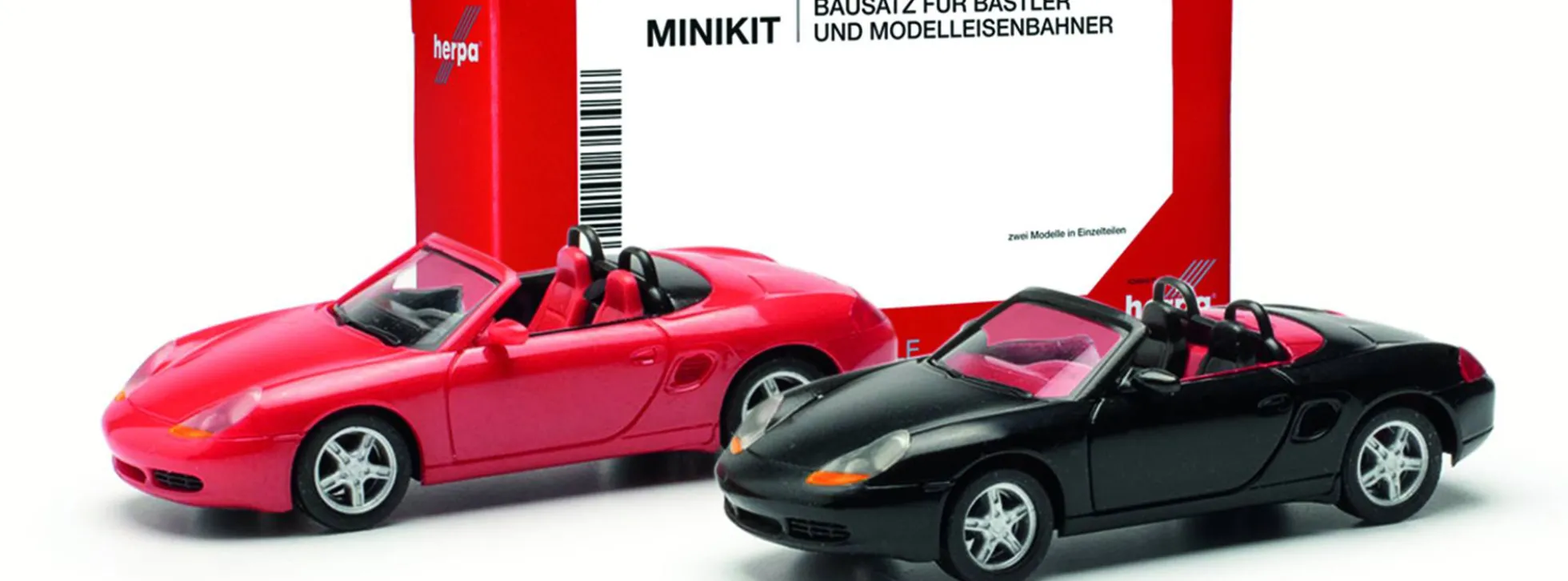 herpa 013963 Minikit Porsche Boxster S Typ 986 2 Stück Bausatz 1:87