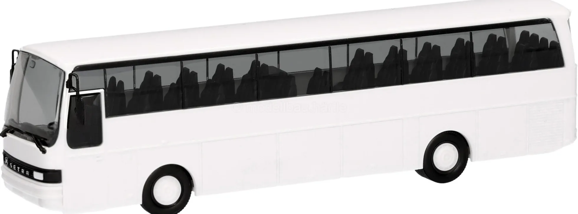 herpa 014311 MiniKit Setra 215 HD weiß | Busmodell Bausatz 1:87