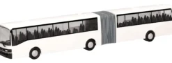 herpa 014342 MiniKit Setra 221UL Gelenkbus - weiß | Busmodell Bausatz 1:87