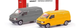 herpa 012386-004 MiniKit 2tlg Set VW T4 Transporter grau und ginstergelb Bausatz 1:87