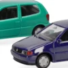 herpa 012140-007 MiniKit VW Polo III 6N | pistazie/blau | 2 Stück | Modellauto Bausatz 1:87
