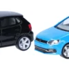 herpa 014366 MiniKit VW Polo 5-türig 2014 - blau/schwarz | 2 Stück | Modellauto Bausatz 1:87