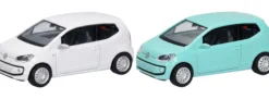 herpa 014373 MiniKit VW Up! - ice mint green / branco cristal | 2 Stück | Modellauto Bausatz 1:87