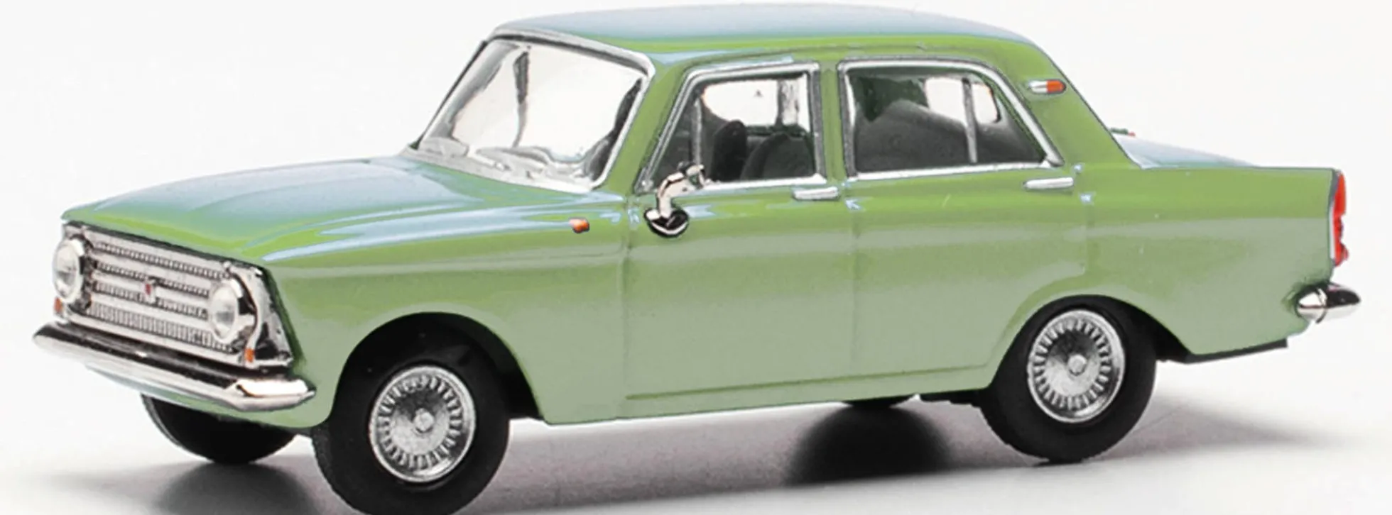 herpa 024365-006 Moskwitsch 408 gelbgrün Automodell 1:87