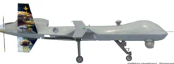 herpa 580915 MQ-9A Reaper Block 5 Leeuwarden 70 Years Royal Netherlands AF | WINGS 1:72