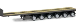 herpa 076715-005 Nooteboom Ballasttrailer 6achsig grau Aufliegermodell 1:87