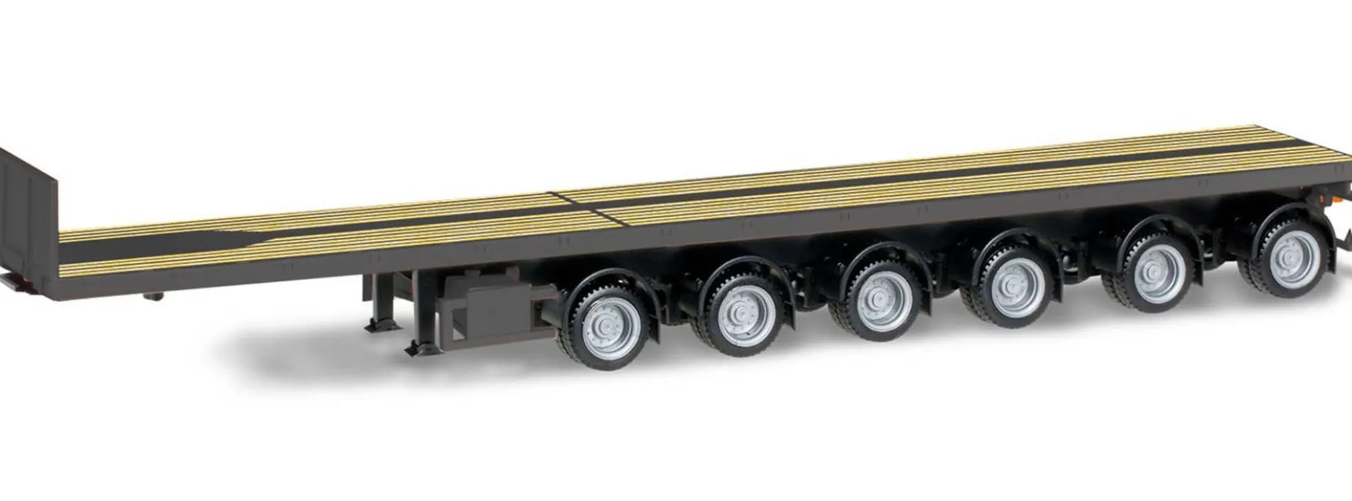herpa 076715-005 Nooteboom Ballasttrailer 6achsig grau Aufliegermodell 1:87