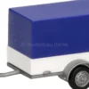 herpa 051576-006 PKW-Planenanhänger blau/weiß | Anhänger-Modell 1:87