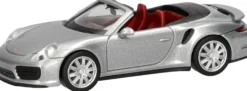herpa 038928-003 Porsche 911 Turbo Cabrio dolomitsilber | Modellauto 1:87