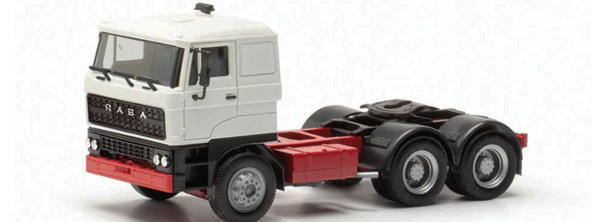 herpa 317399 Raba Solozugmaschine 3achs weiss LKW-Modell 1:87